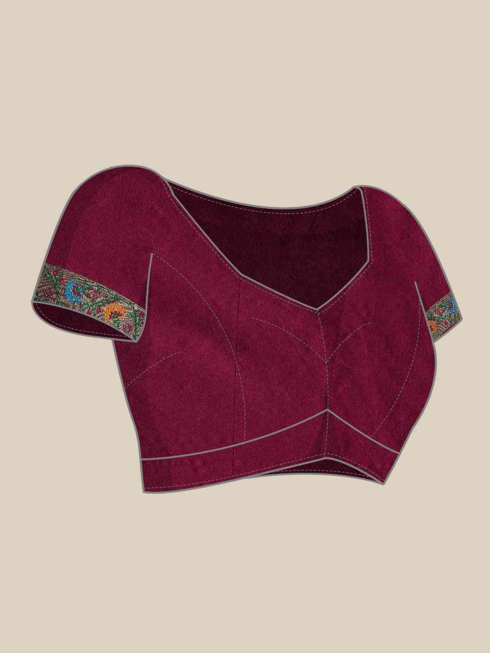  Yevla Paithani Minakari Border Silk Saree