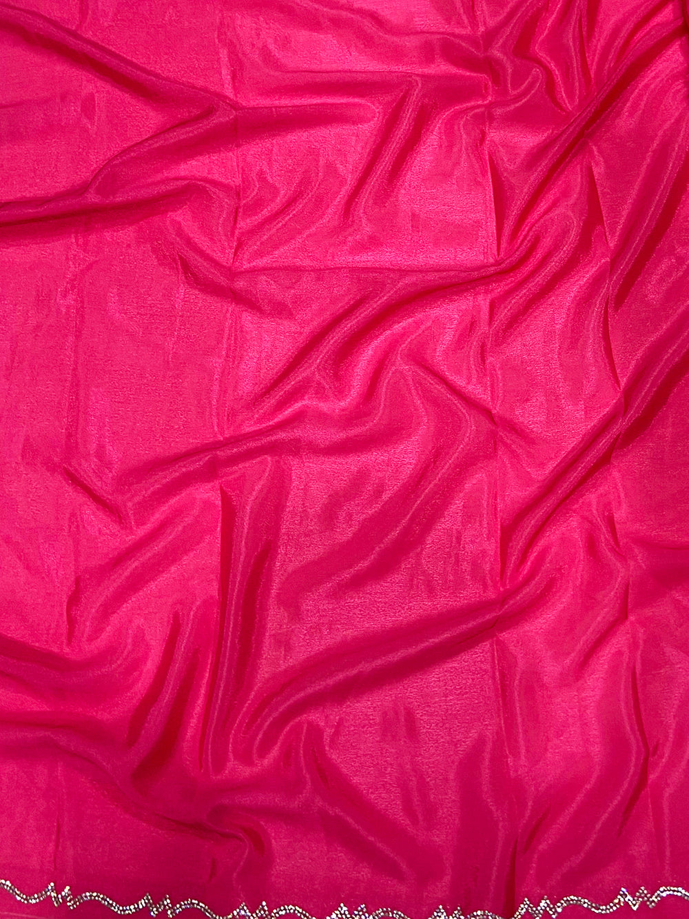 Vibrant Poly Chiffon Swaroki Work Saree