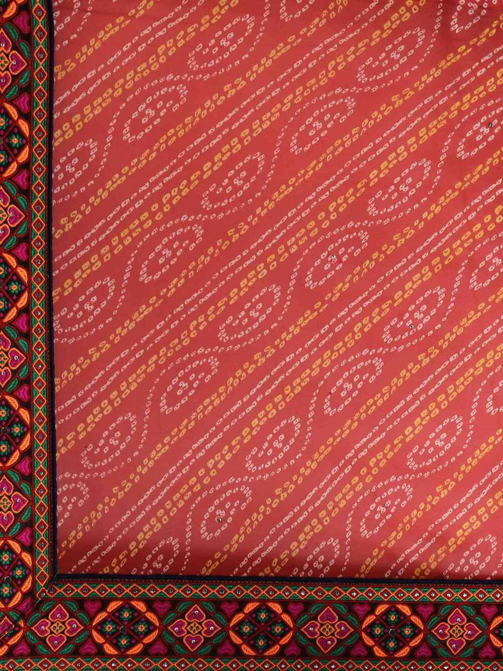 Festive Wear Royal Red Colour Katchi Embroidery Saree