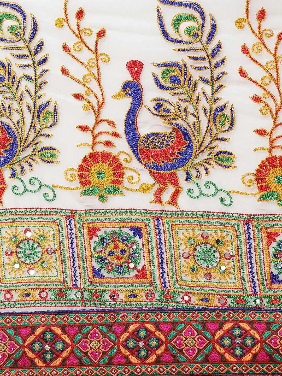 Shop Royal Katchi Embroidery Festive Wear Saree | Vastranand