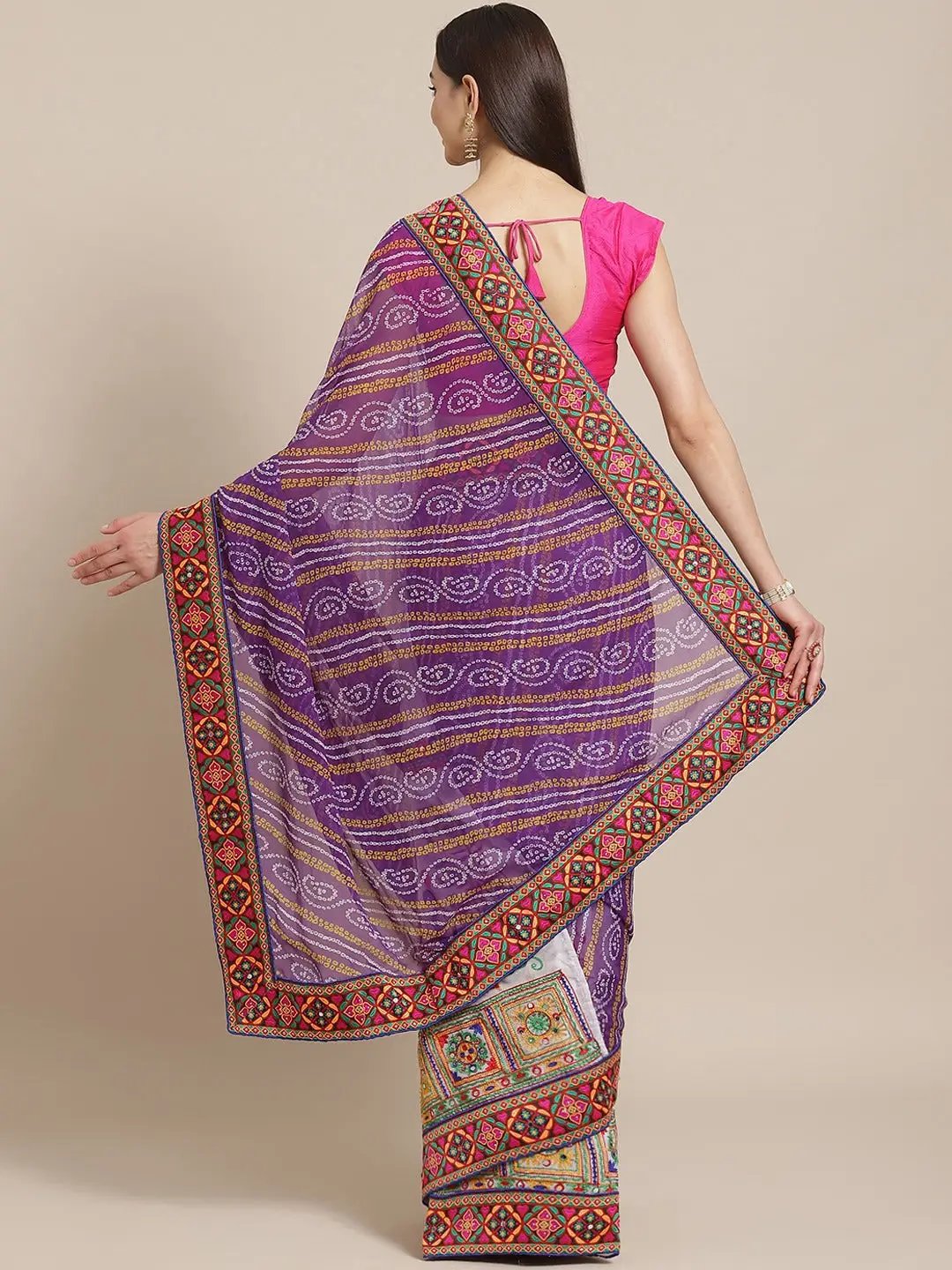 Shop Royal Katchi Embroidery Festive Wear Saree | Vastranand