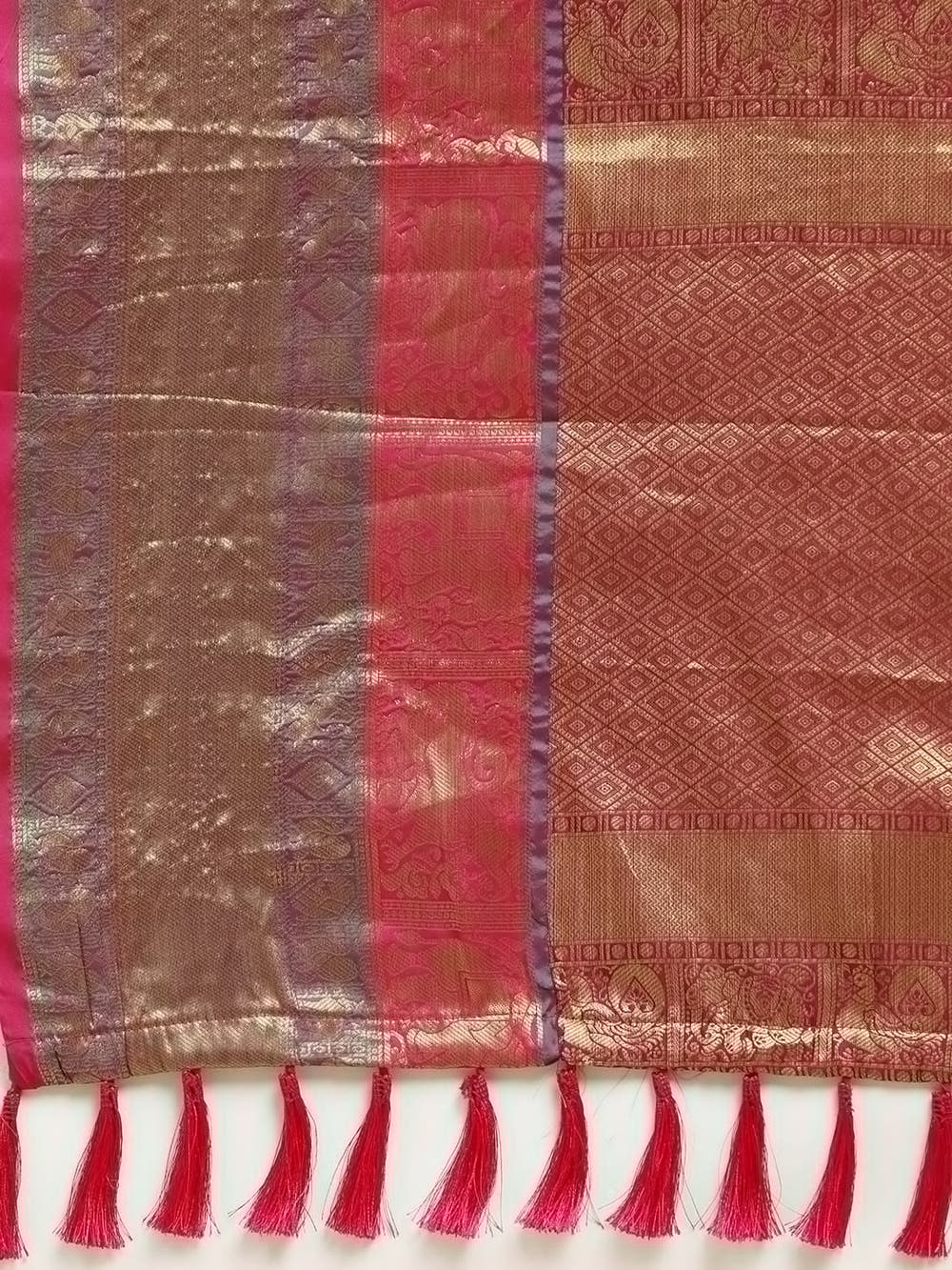 Banarasi Silk Cotton Black Colour Saree With Woven Design