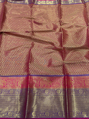 Regal Radiance Banarasi Polka Zari Saree
