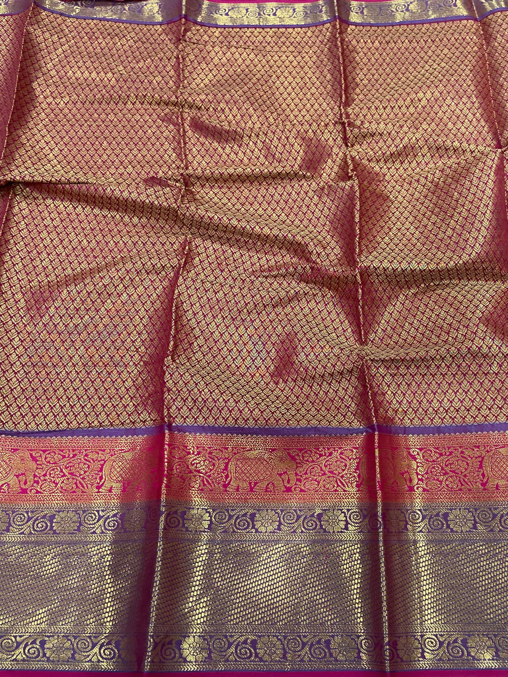 Regal Radiance Banarasi Polka Zari Saree