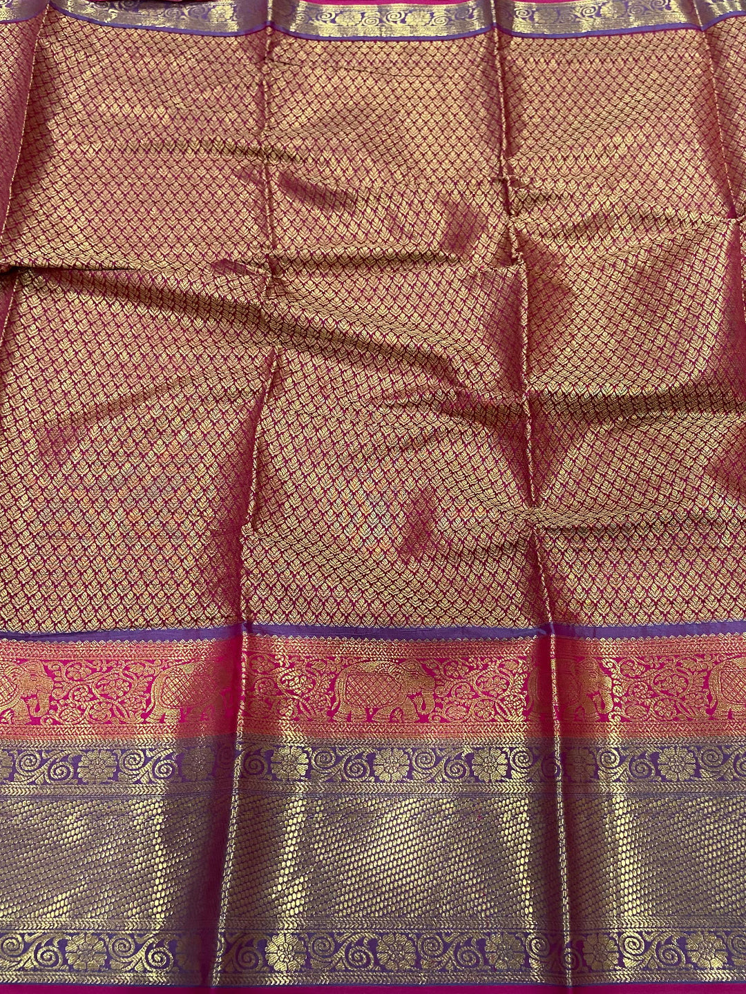 Regal Radiance Banarasi Polka Zari Saree