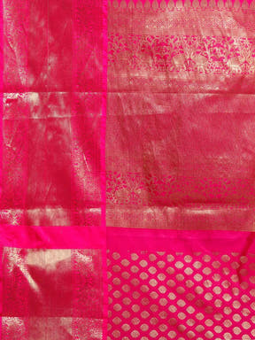 Silk Blend Woven Design Wedding Kanjeevaram Saree