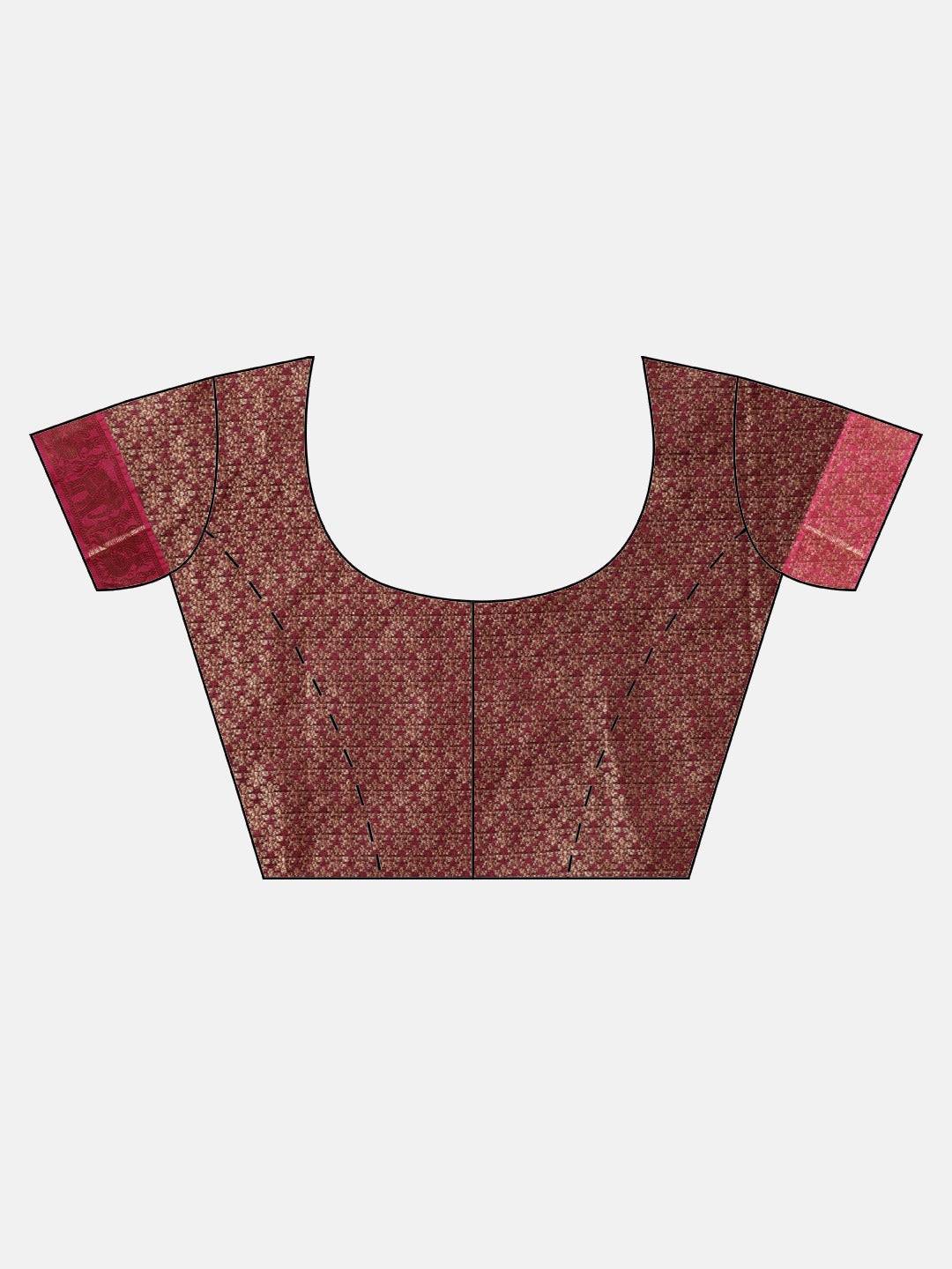 Banarasi Pattu Zari Motifs Festive Wear Saree