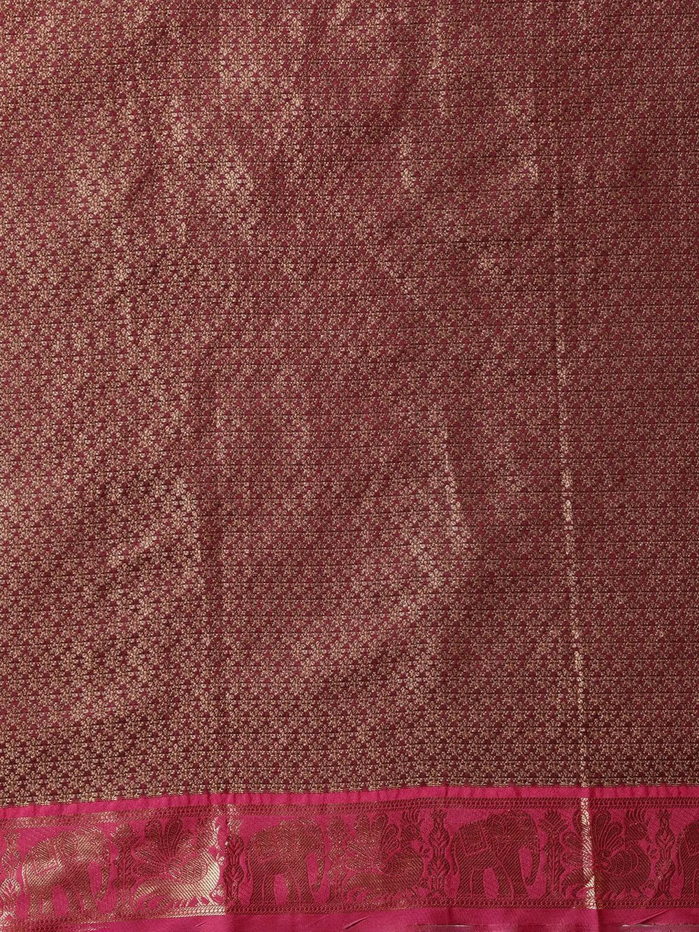 Banarasi Pattu Zari Motifs Festive Wear Saree