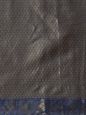 Banarasi Pattu Zari Motifs Festive Wear Saree