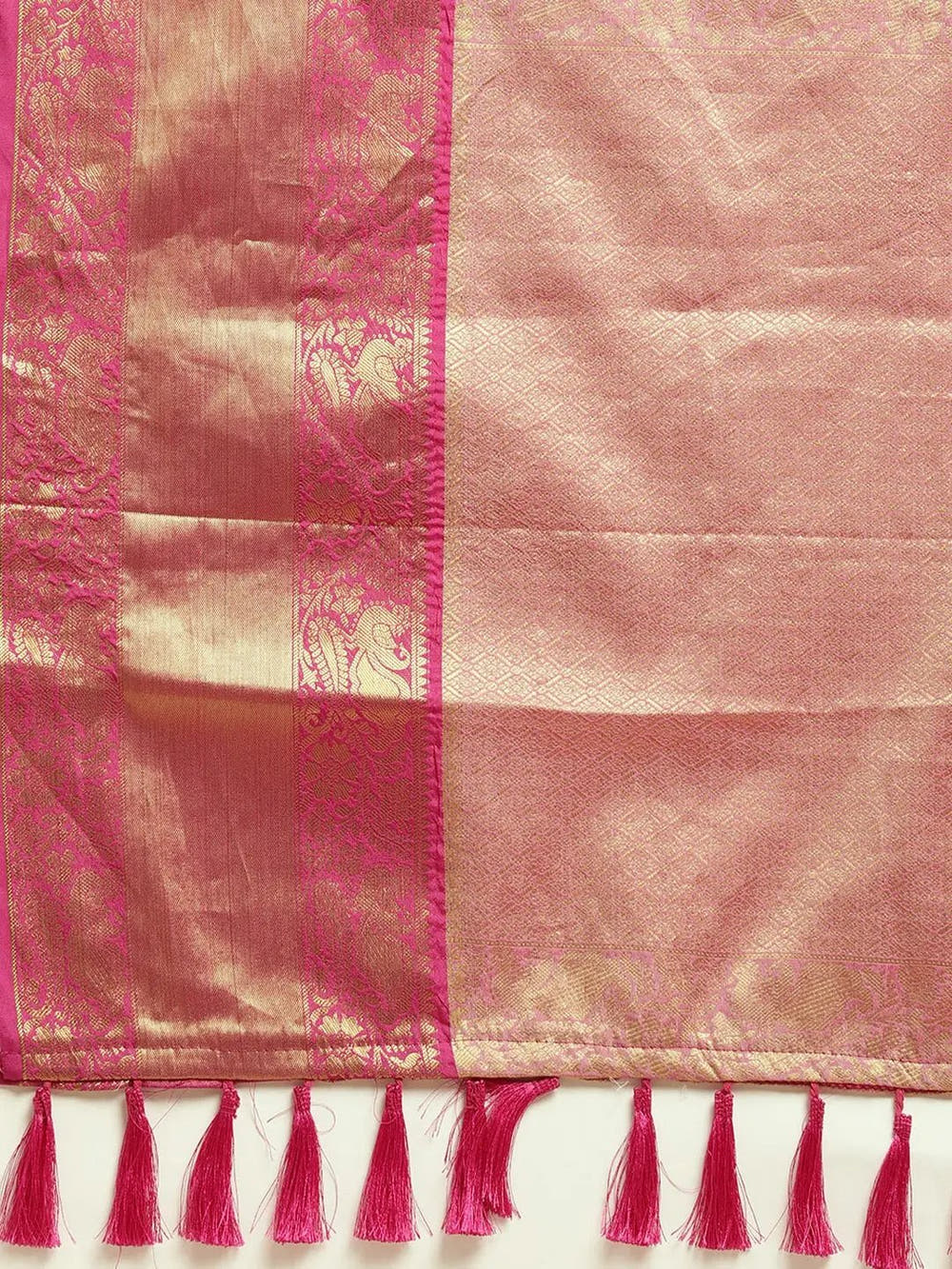 Banarasi Pattu Zari Motifs Festive Wear Saree