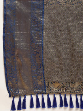 Banarasi Pattu Zari Motifs Saree