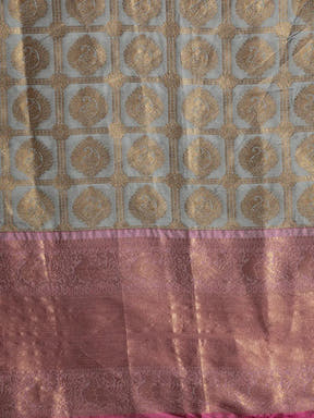 Banarasi Pattu Zari Motifs Saree