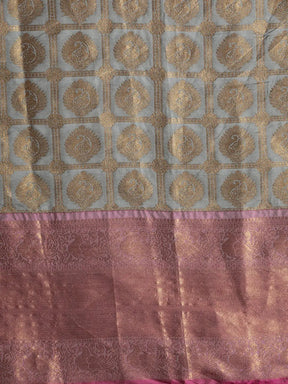 Banarasi Pattu Zari Motifs Saree