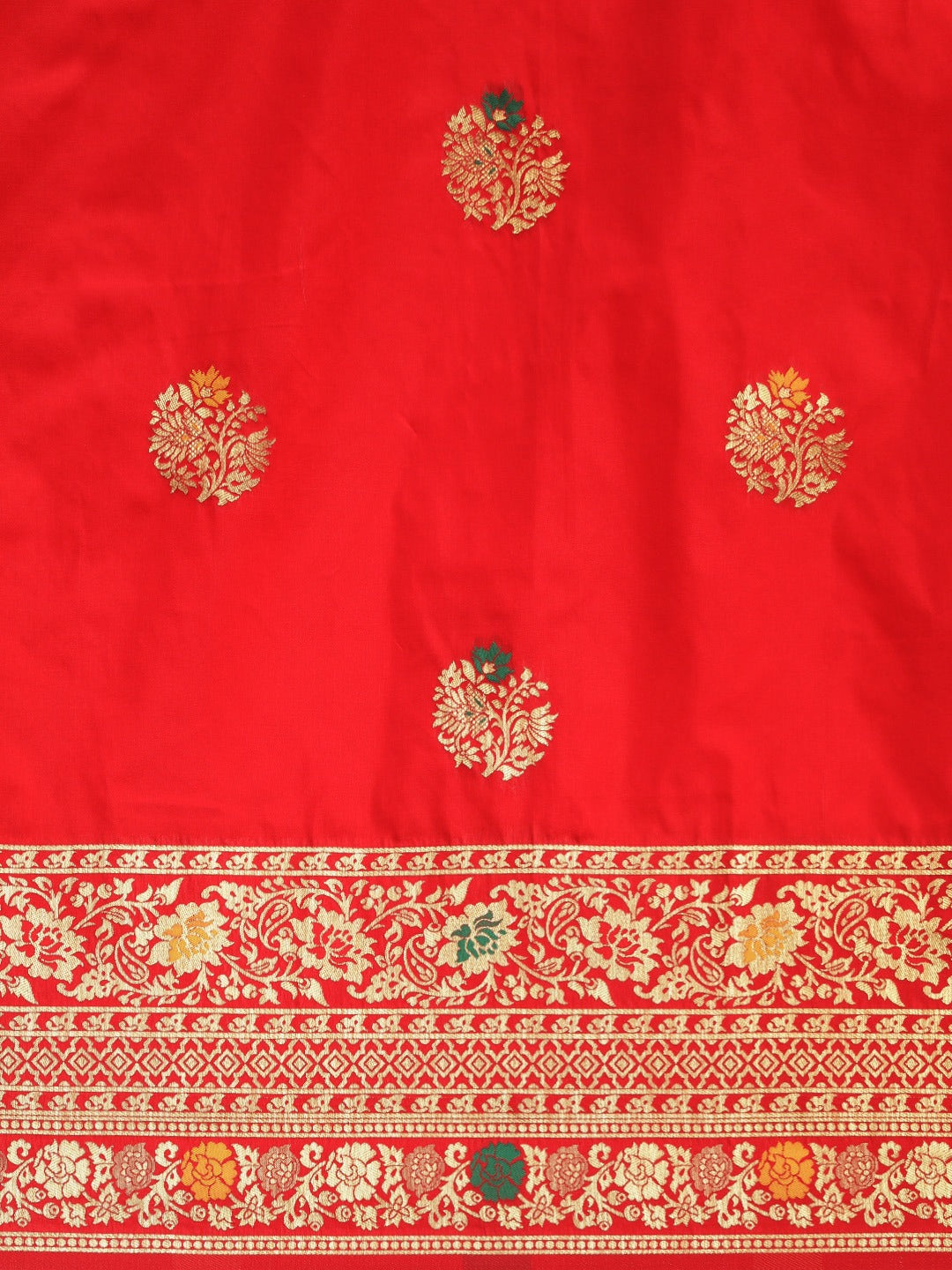 Kanjivaram Red Colour Woven Zari Saree 