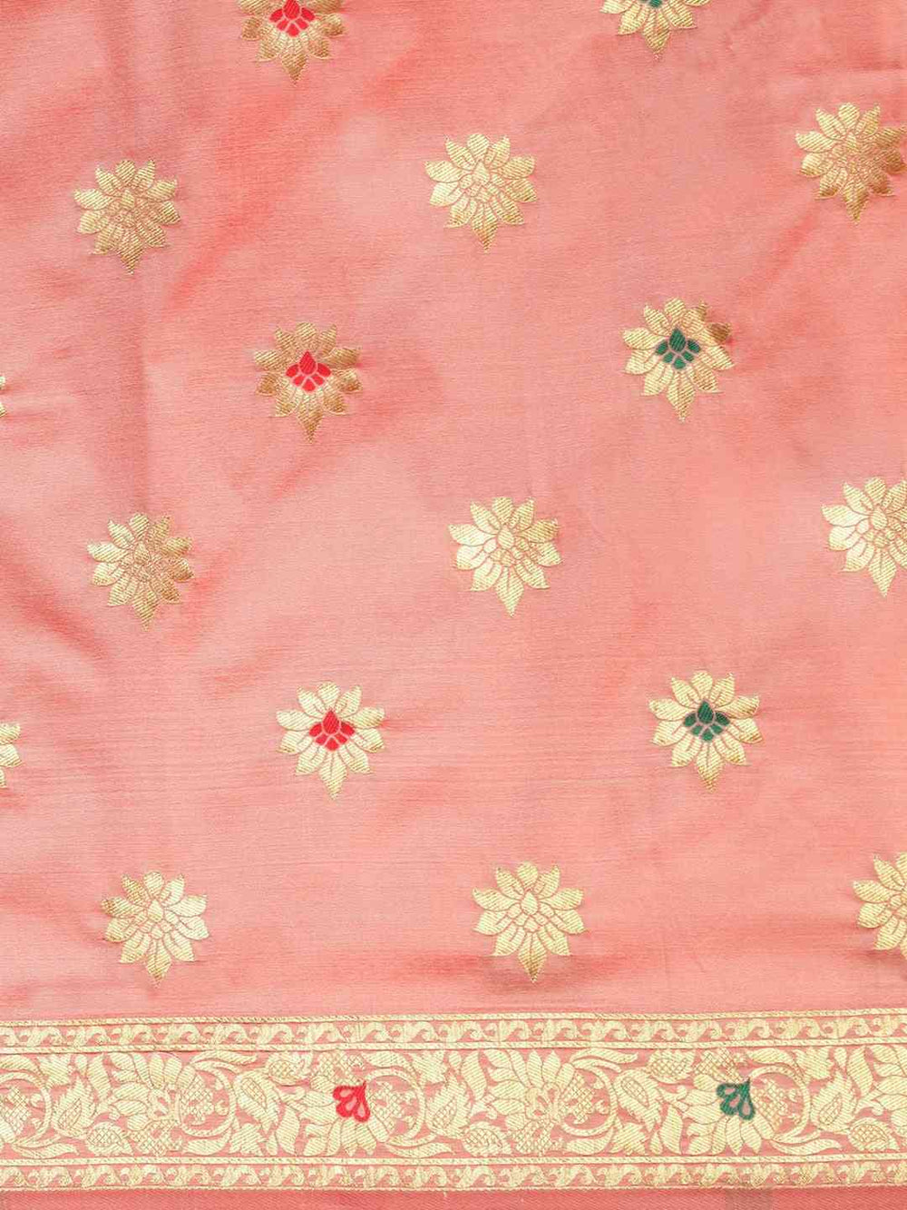  Pure Kanjivaram Silk Saree in Light Pink Colour