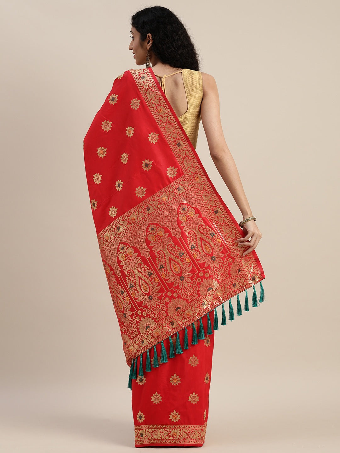  Exclusive Pure Silk Kanjivaram Red Colour Saree