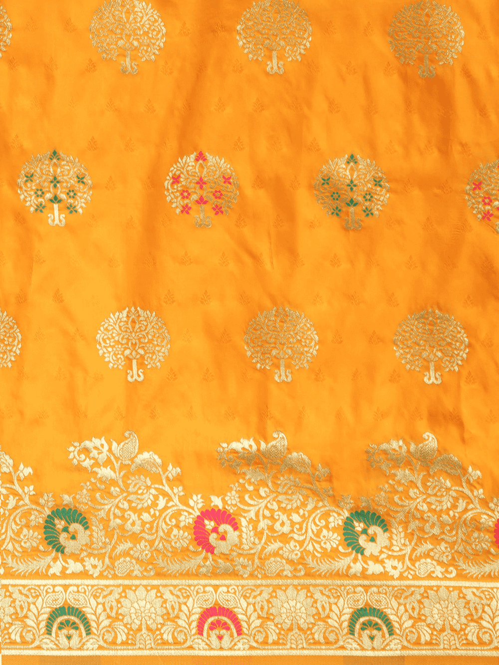 Kanjivaram Silk Saree with Woven Zari Design