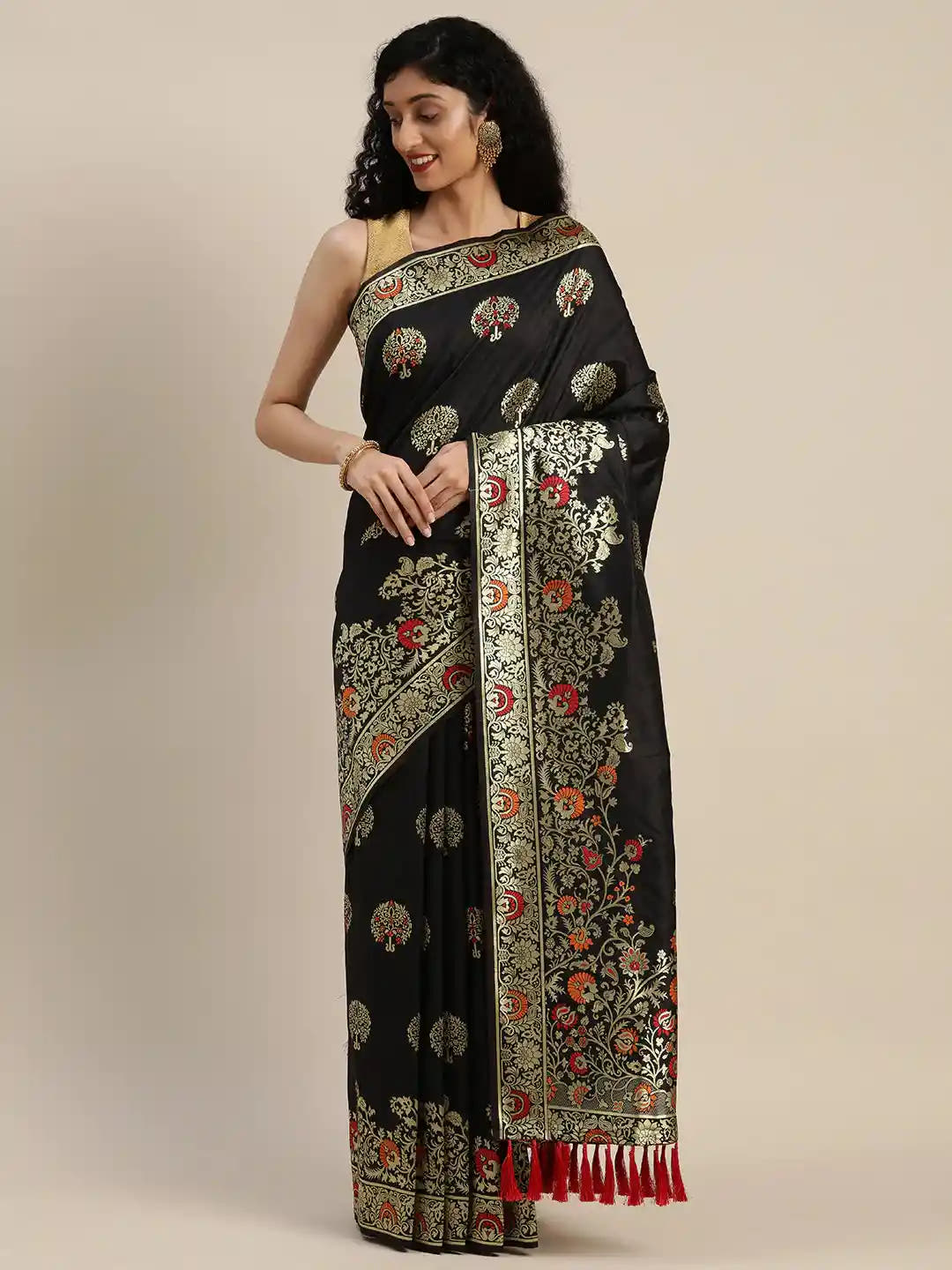 Kanjivaram Silk Woven Design Saree