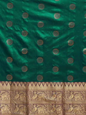  Green Kanjivaram Silk Saree