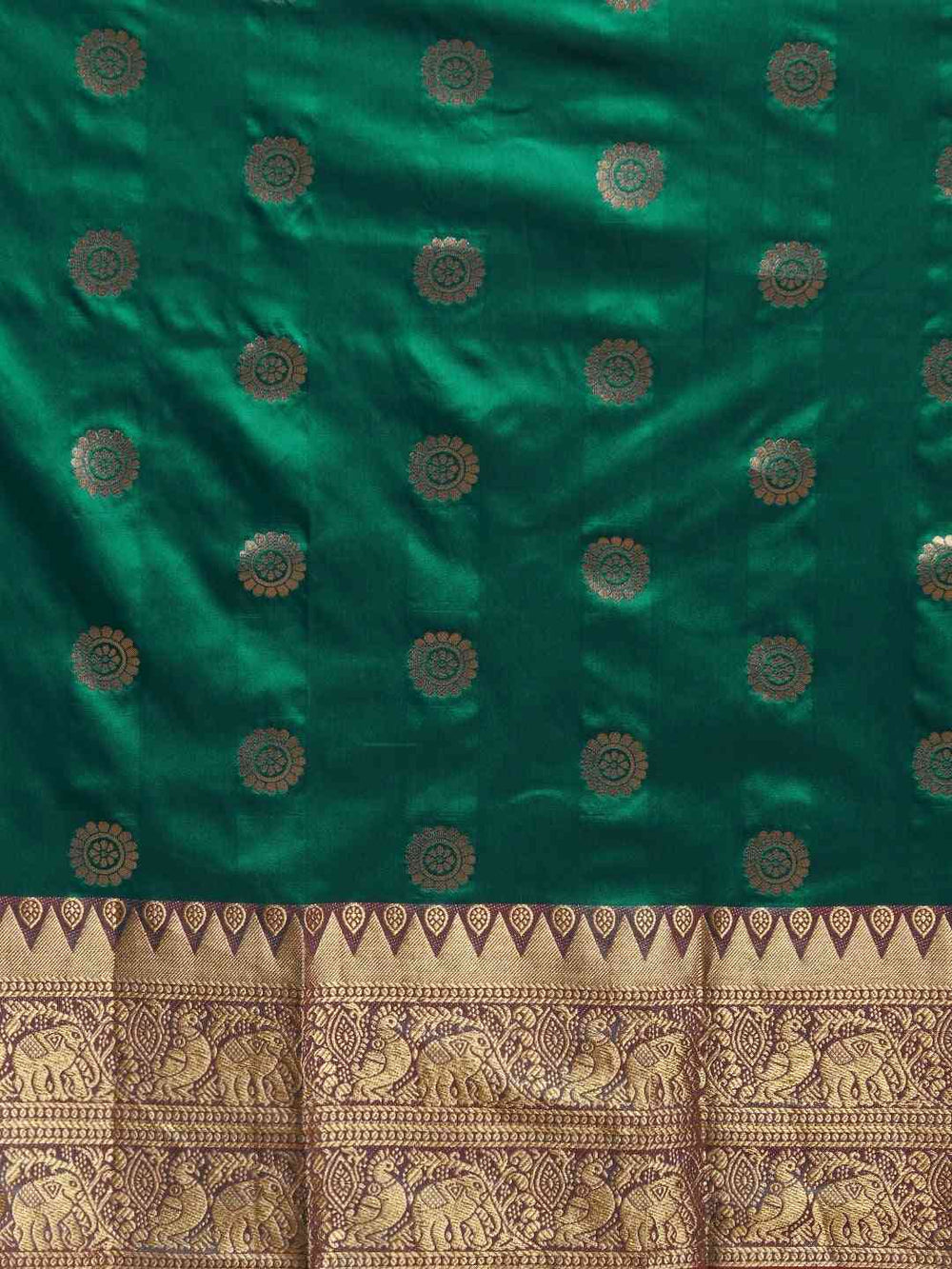  Green Kanjivaram Silk Saree