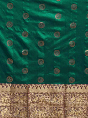  Green Kanjivaram Silk Saree