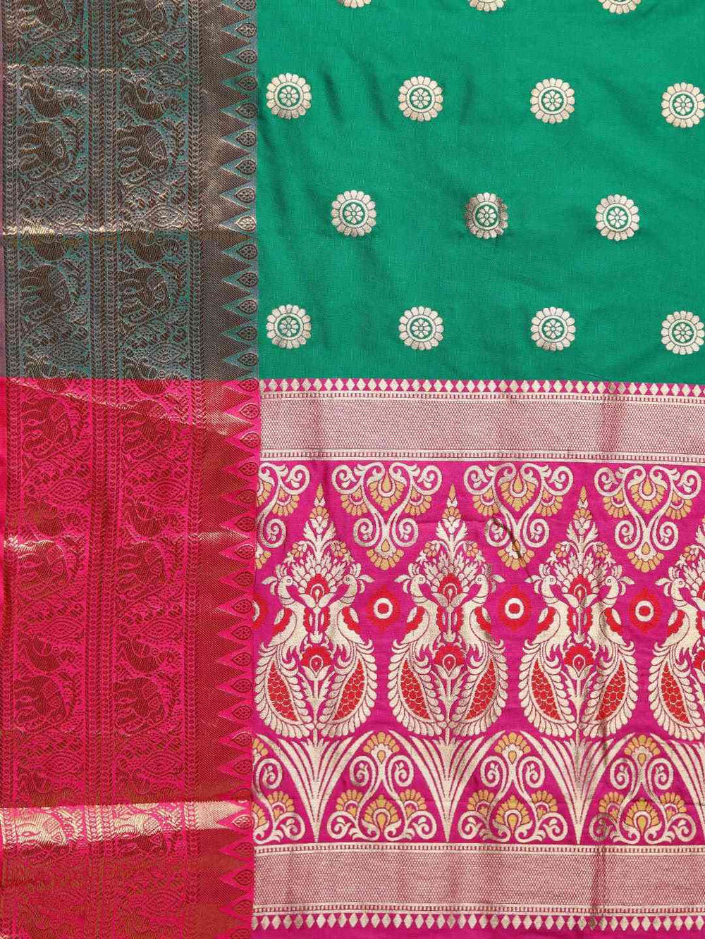  Green Kanjivaram Silk Saree