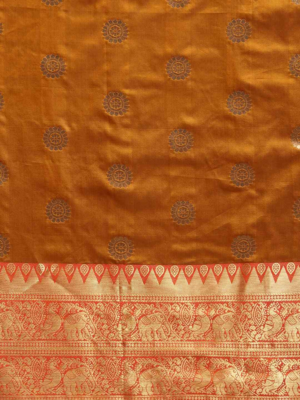 Exclusive Kanjivaram Honey Yellow Colour Silk Saree