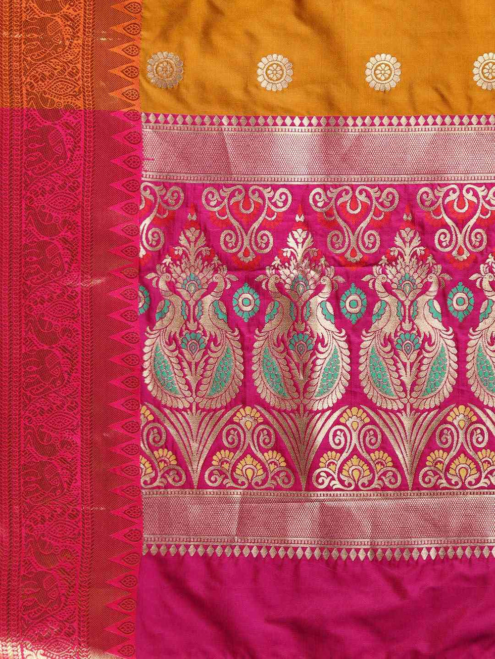Exclusive Kanjivaram Honey Yellow Colour Silk Saree