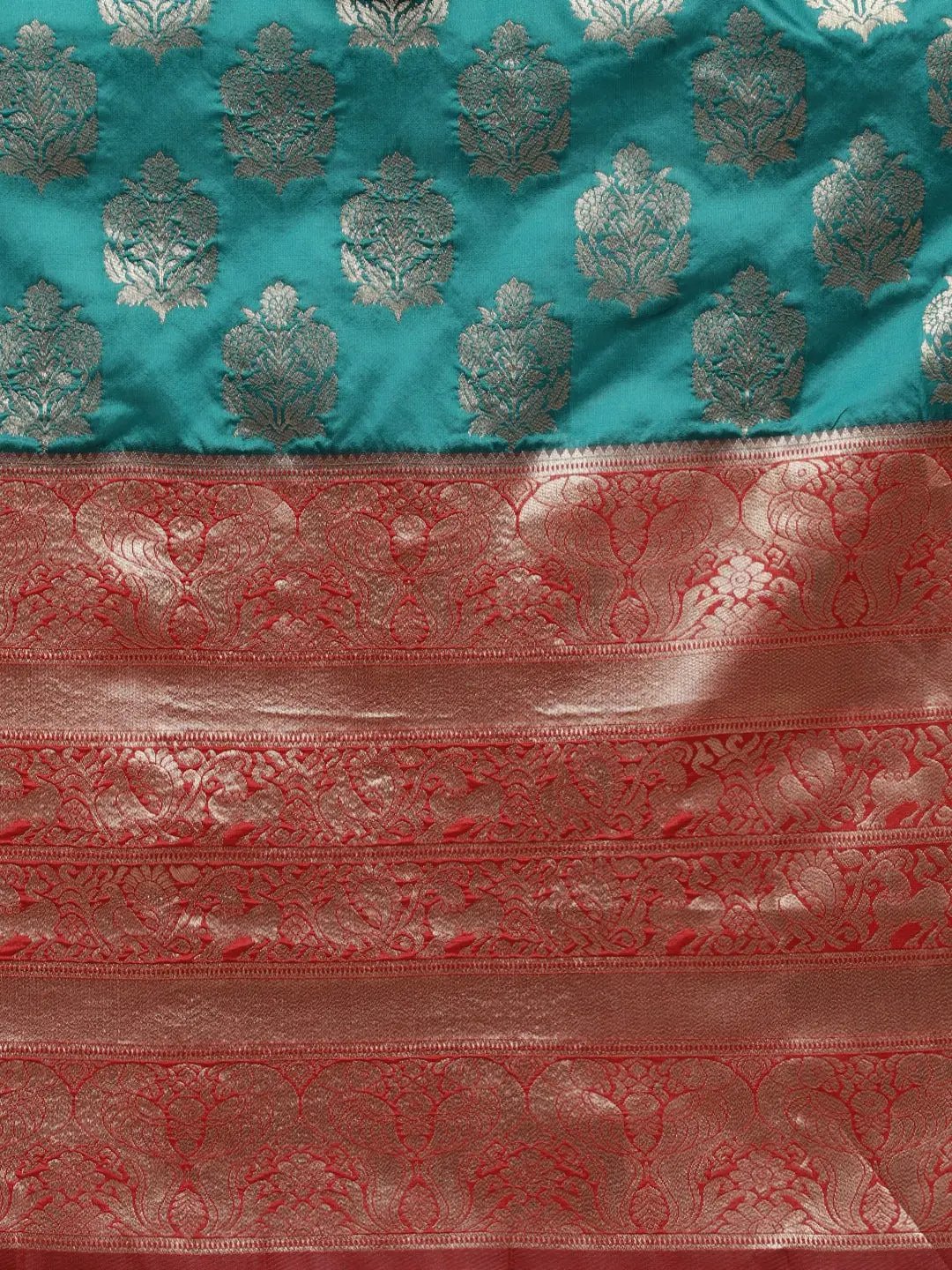 Exclusive Banarasi Katan Silk Butti Motif Saree | Vastranand