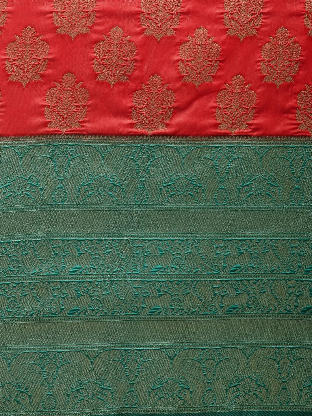 Exclusive Banarasi Katan Silk Butti Motif Saree | Vastranand