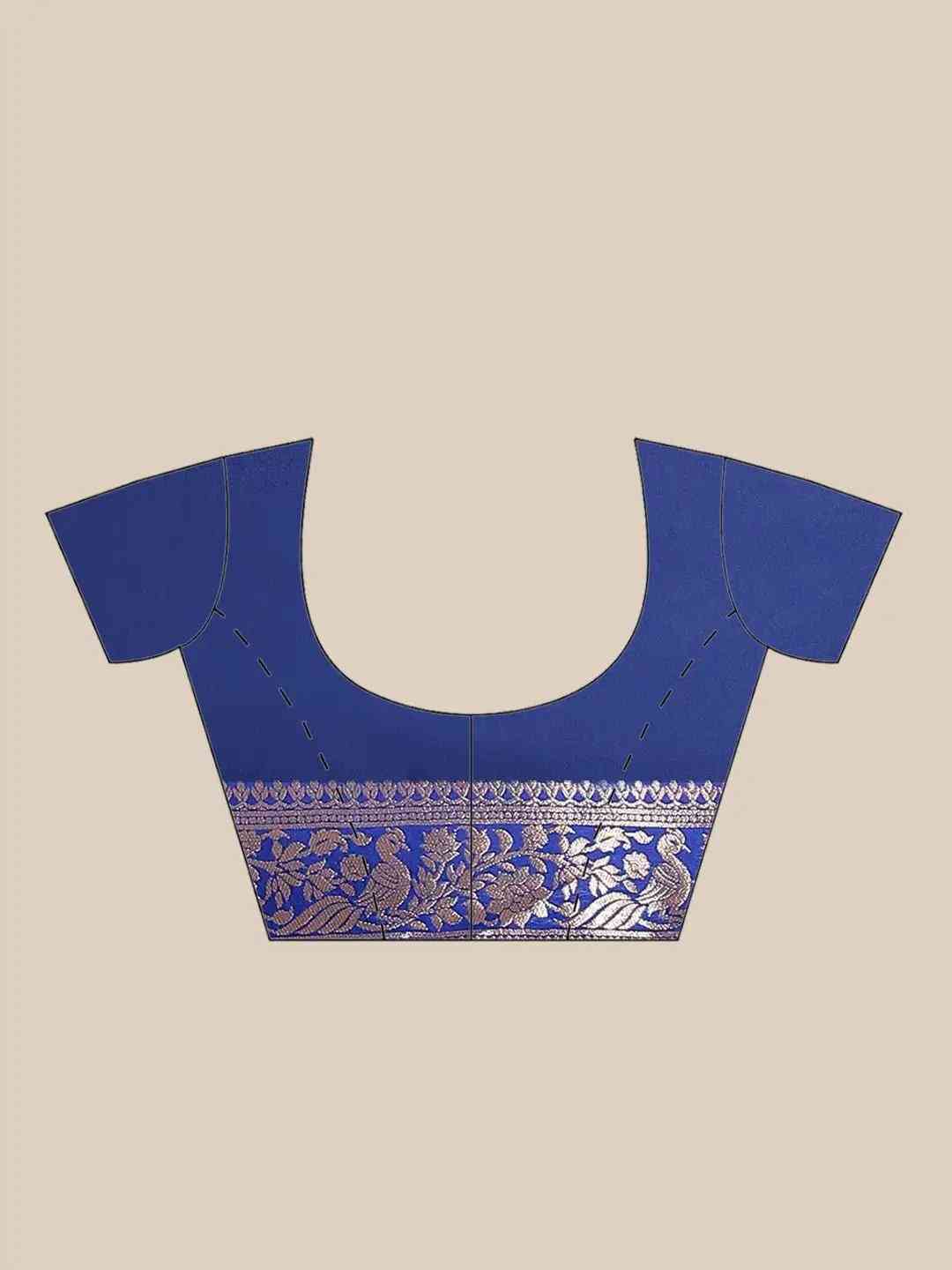 Exclusive Banarasi Katan Silk Butti Motif Saree | Vastranand