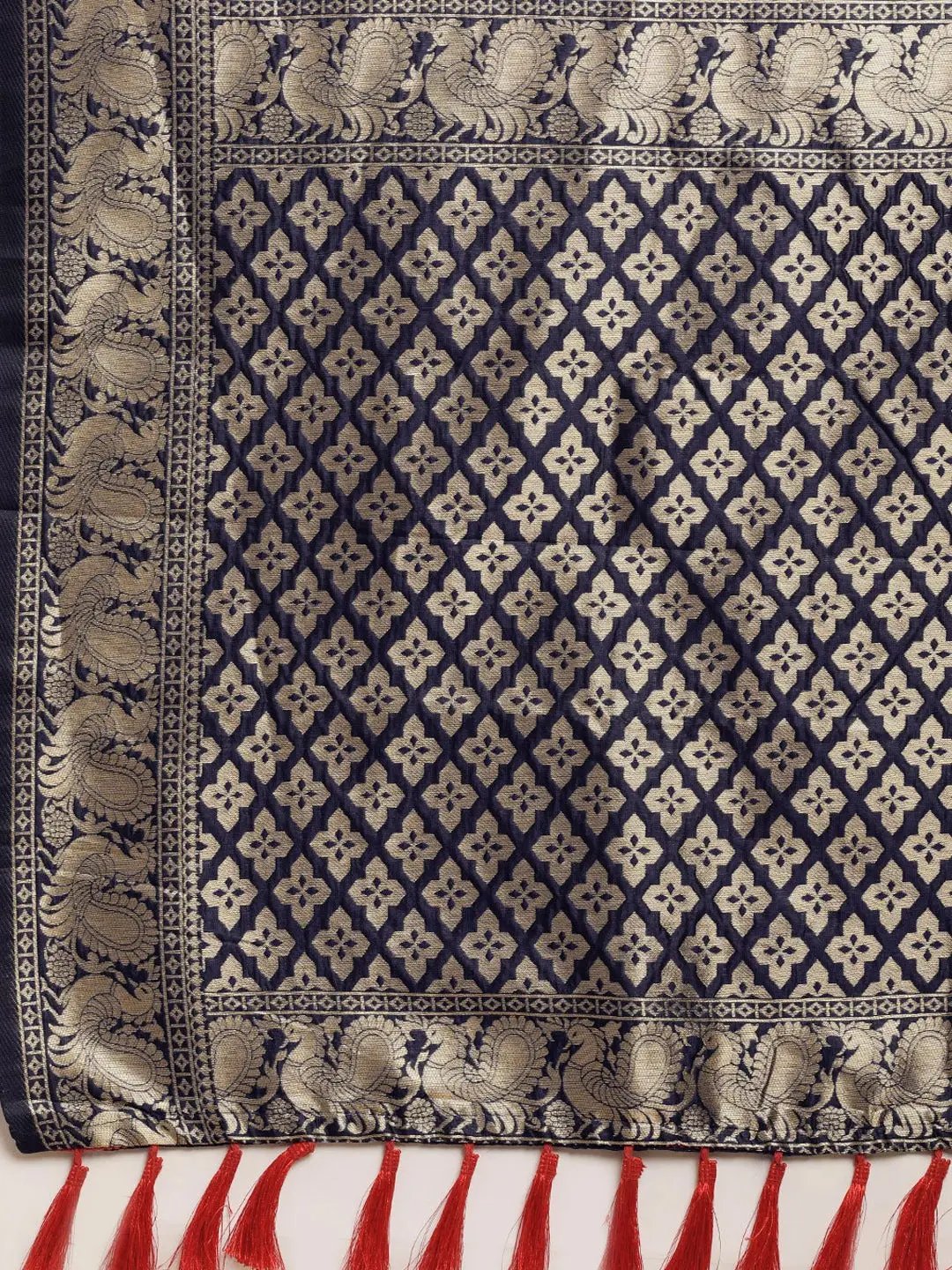 Silk Pattu Border Banarasi Designer Saree