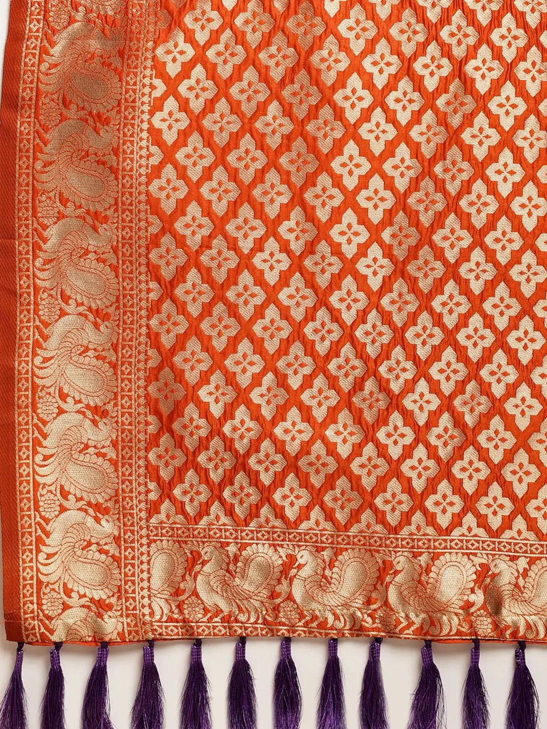 Silk Pattu Border Banarasi Designer Saree