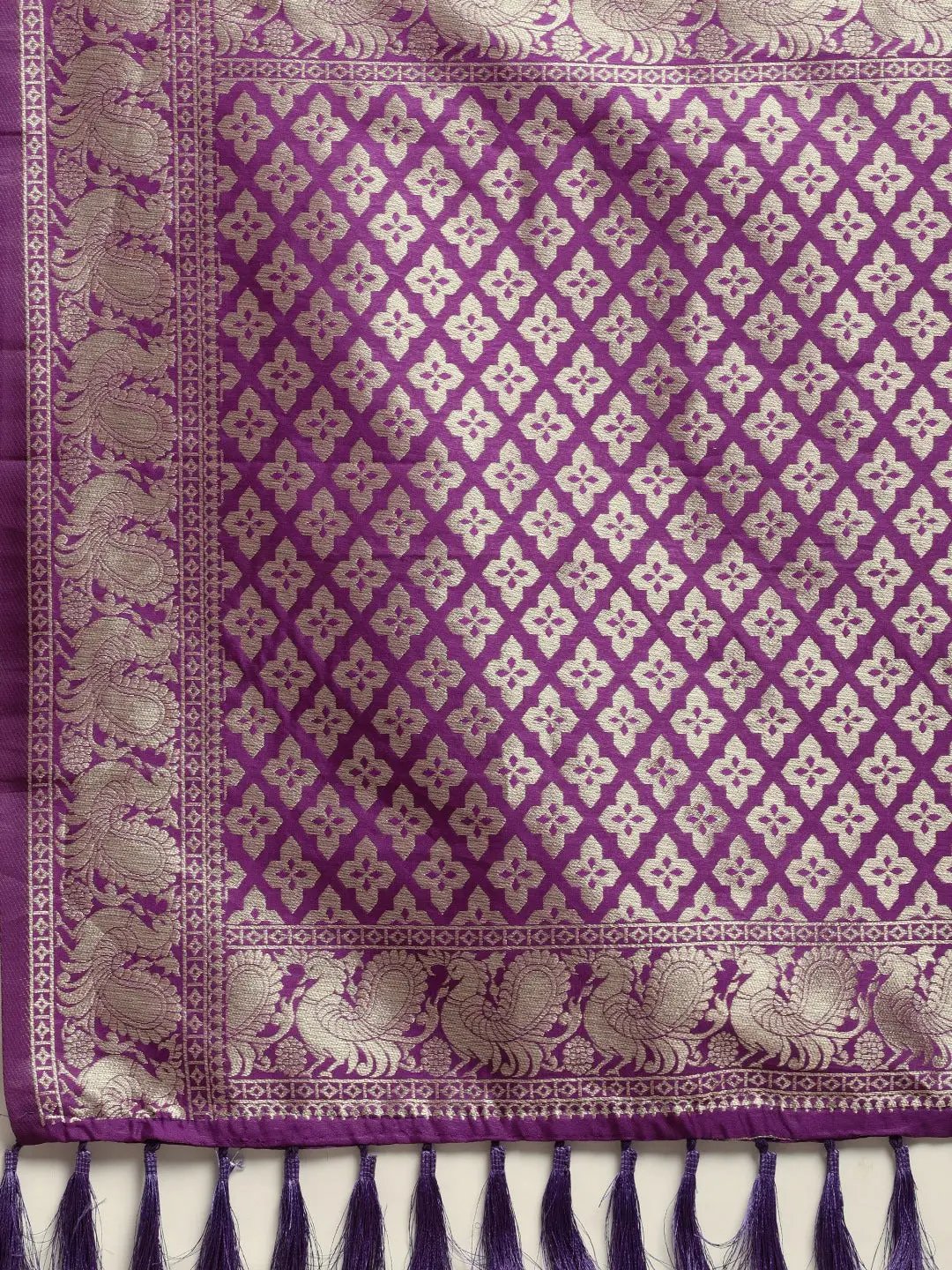 Silk Pattu Border Banarasi Designer Saree