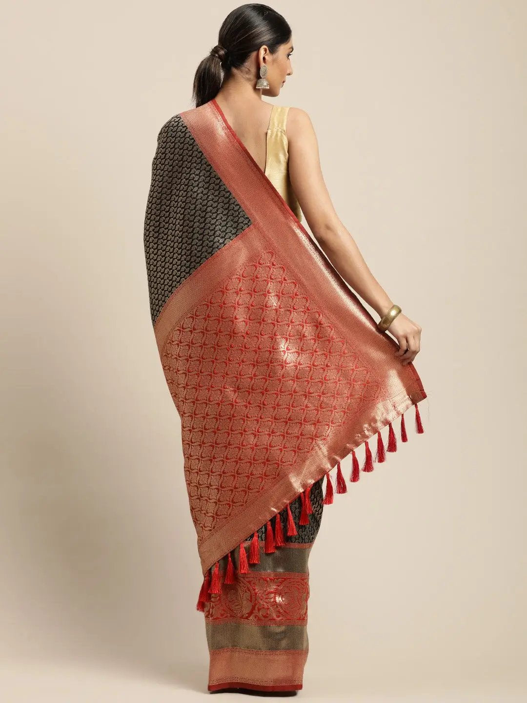 Silk Pattu Border Banarasi Designer Saree