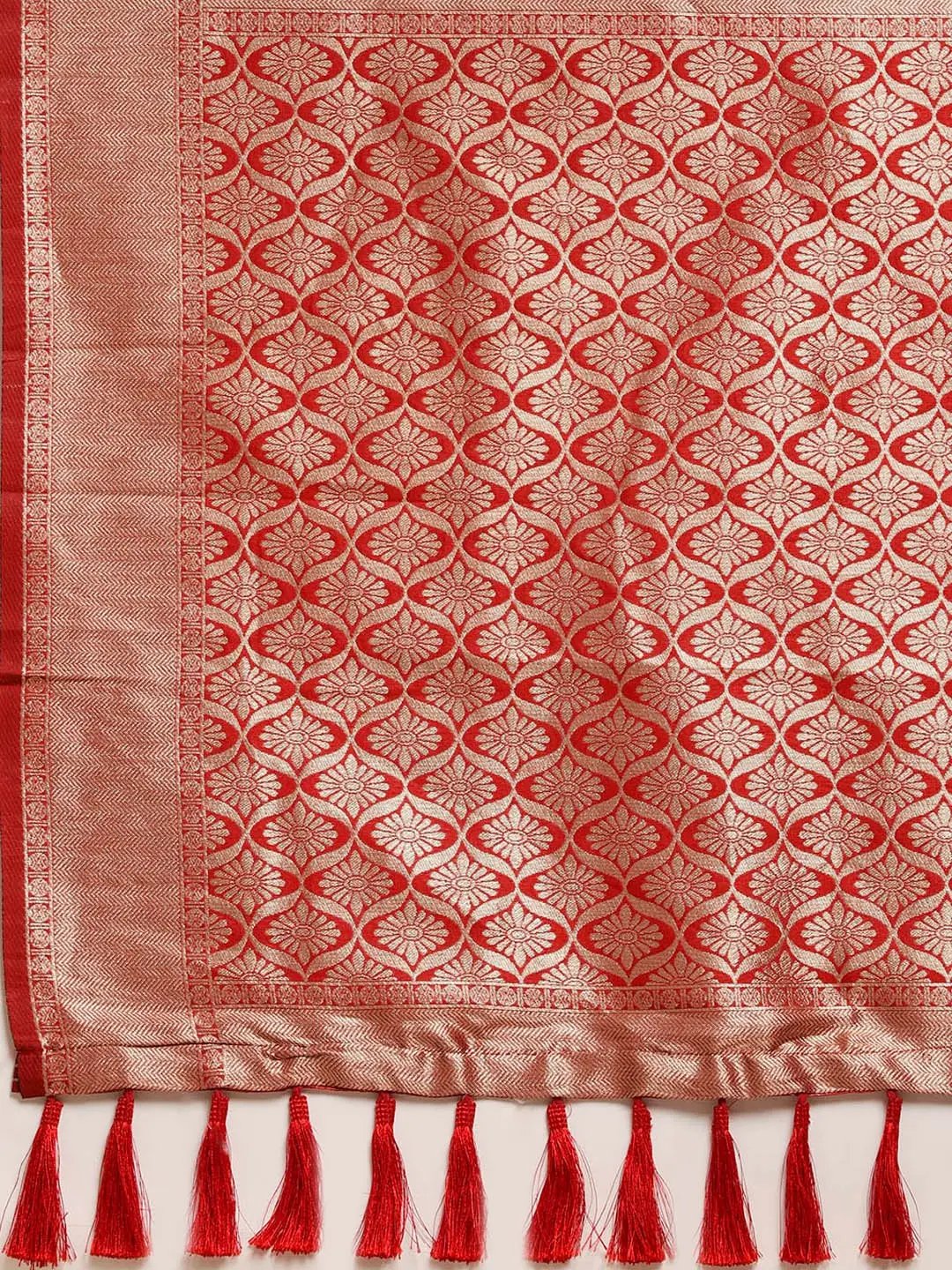 Silk Pattu Border Banarasi Designer Saree