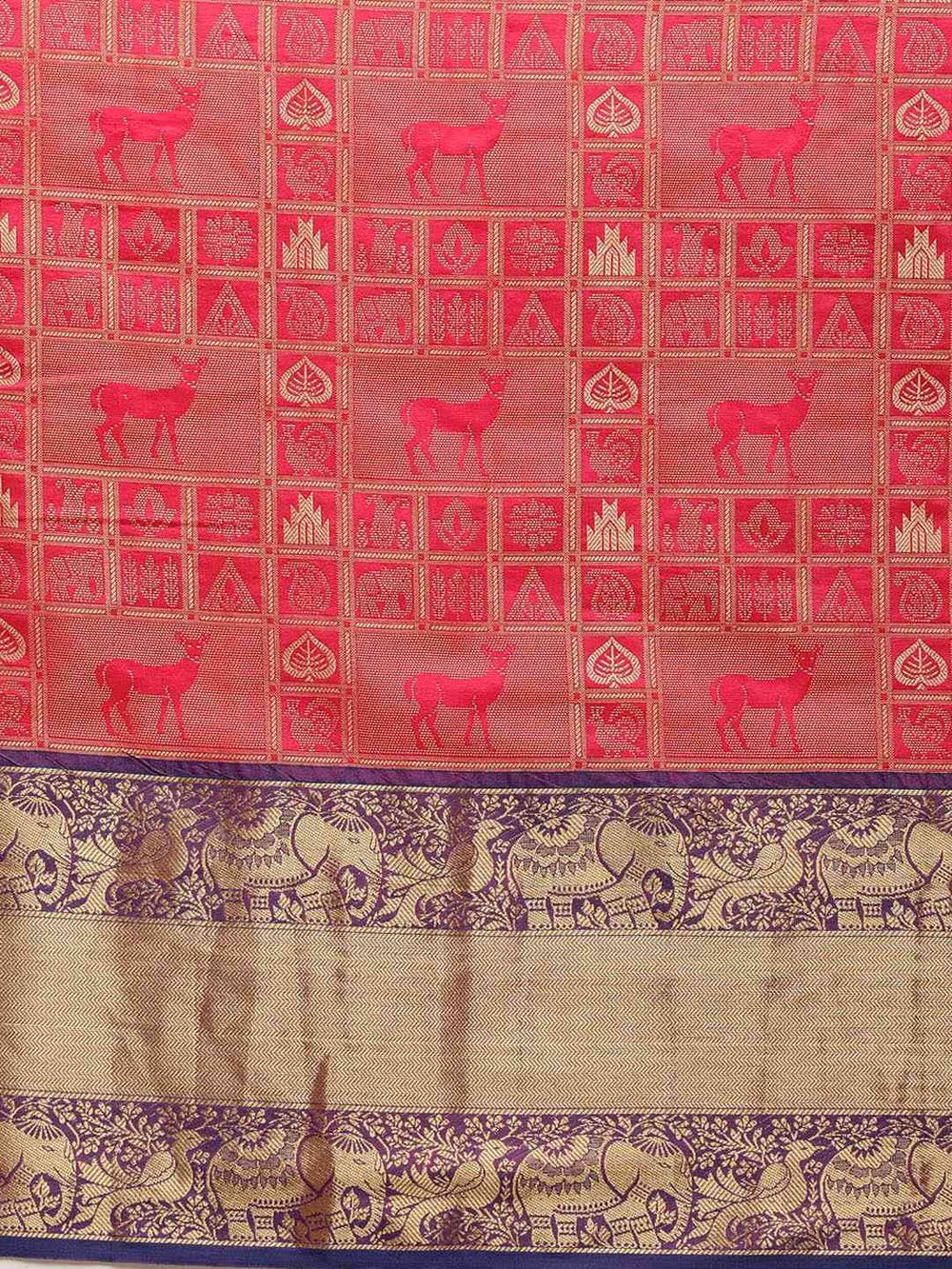 Exclusive Banarasi Zari Motif Saree