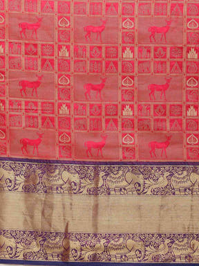 Exclusive Banarasi Zari Motif Saree