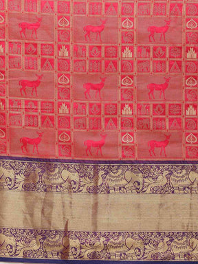 Exclusive Banarasi Zari Motif Saree