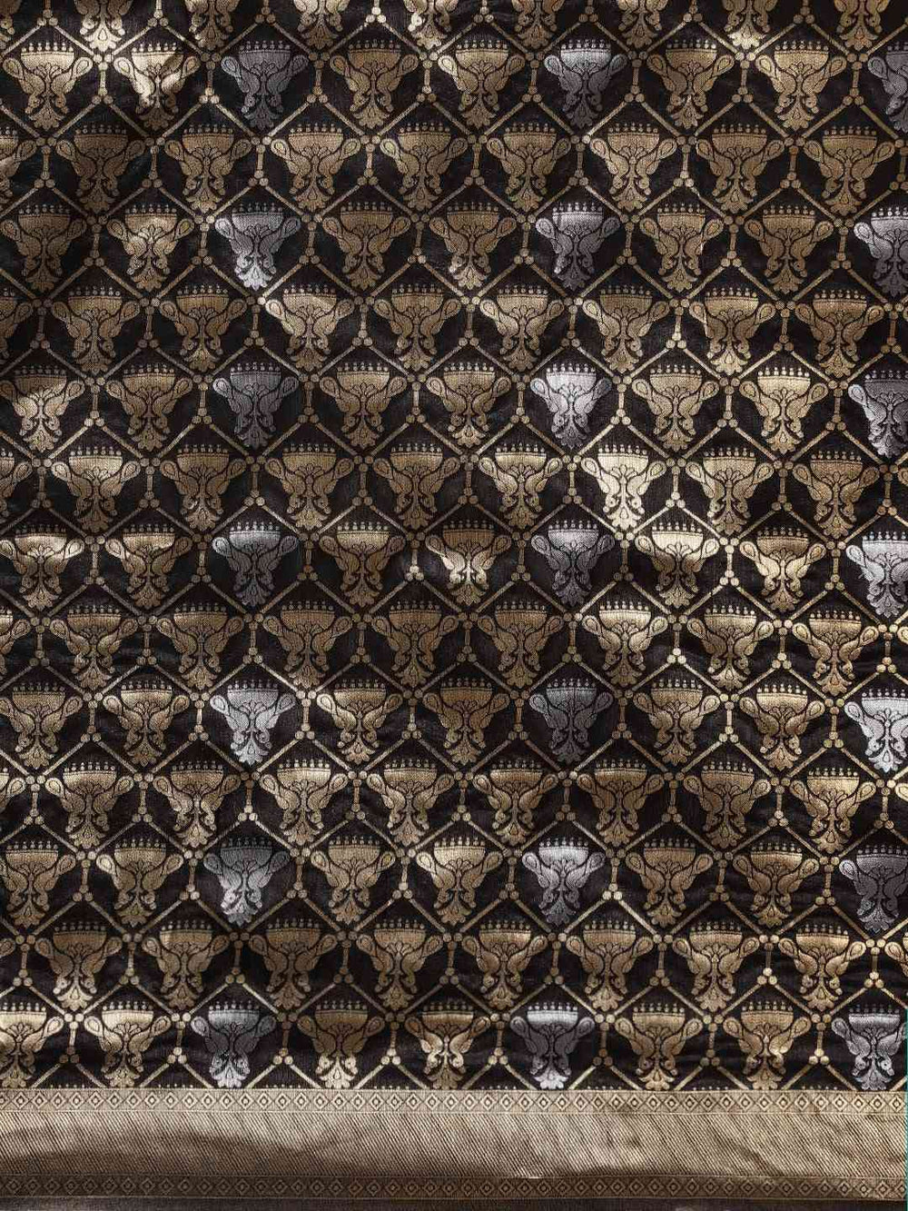  Beautiful Banarasi Black Colour Saree