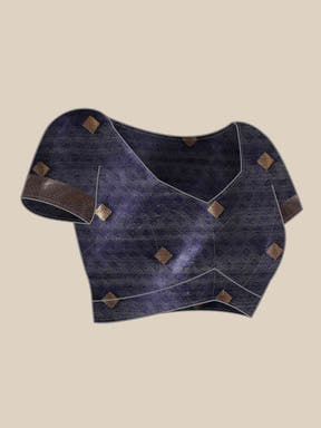  Banarasi Navy Woven Design Saree 