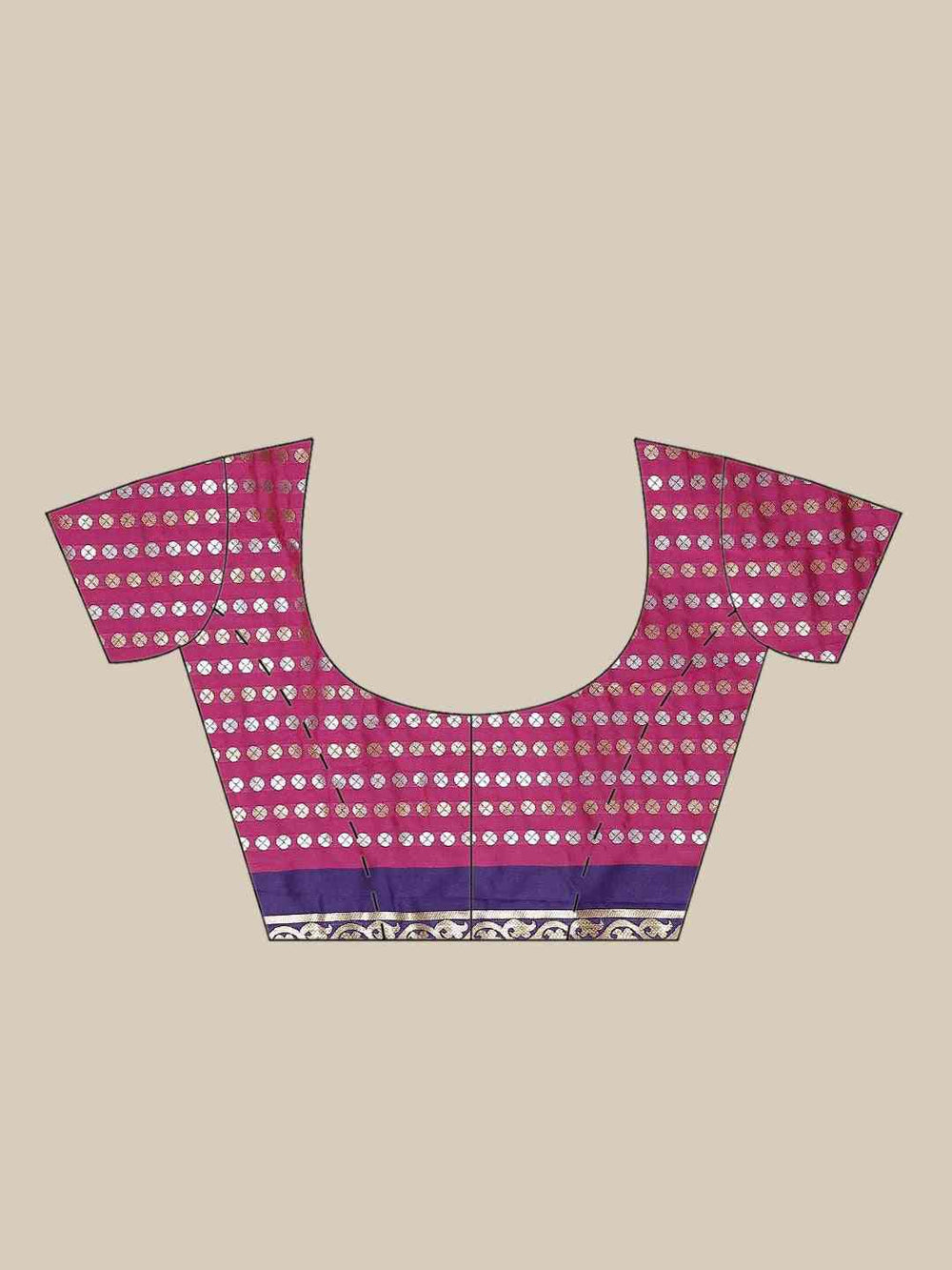  Exclusive Banarasi Purple Colour Silk Saree