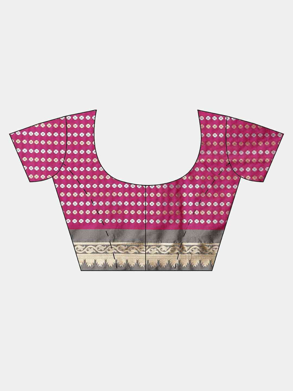  Trendy Banarasi Grey Colour Silk Blend Saree
