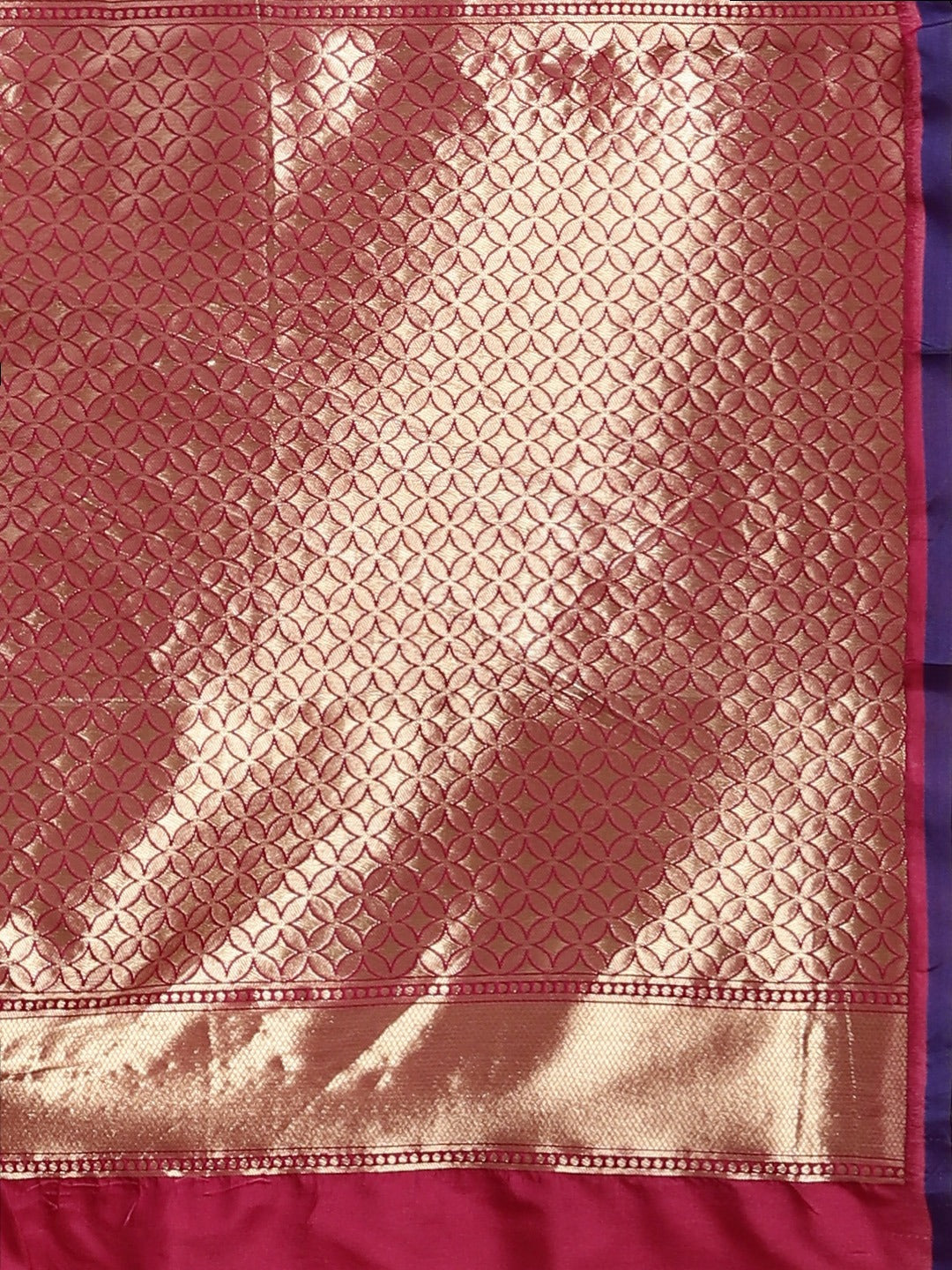  Beautiful Maroon Colour Silk Woven Banarasi Saree