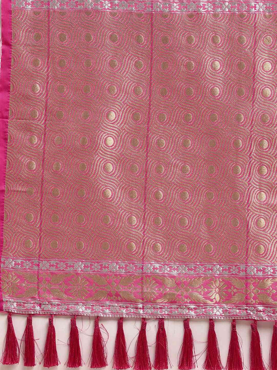 Banarasi Sky Blue Woven Zari Design Silk Saree