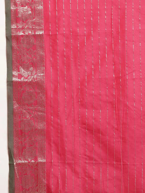 Banarasi Soft Silk Kanchi Zari Weaving Saree 