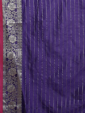 Banarasi Soft Silk Kanchi Zari Weaving Saree 