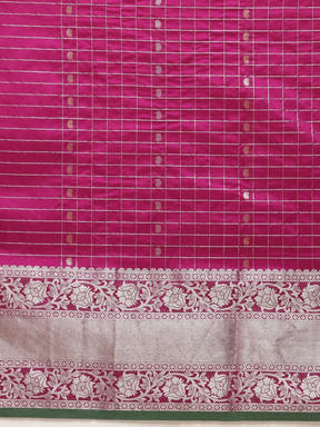 Banarasi Soft Silk Kanchi Zari Weaving Saree 
