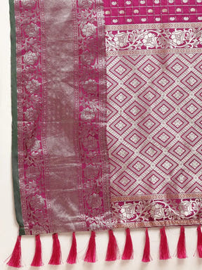 Banarasi Soft Silk Kanchi Zari Weaving Saree 