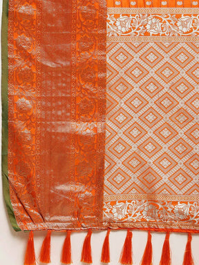 Banarasi Soft Silk Kanchi Zari Weaving Saree 